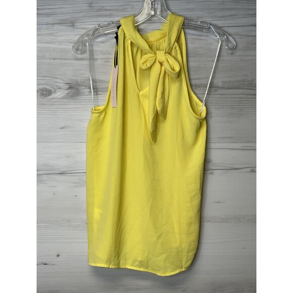 Tamara H Blouse Womens Small Sleeveless Halter Bow Back Chic Polyester Top - Picture 9 of 9